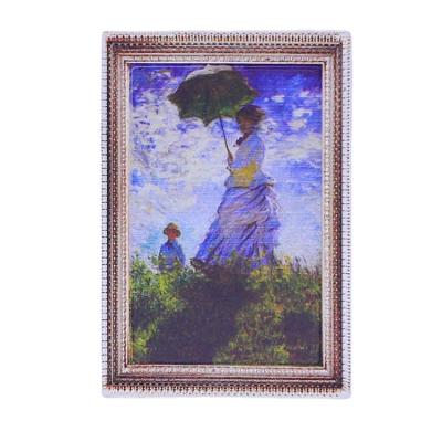 China 100% Discount Brand New Durable Fridge Magnet Travel Souvenir Famous Painting With Promotional Picture Frame Fridge Magnets for sale