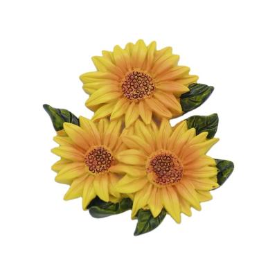 China Factory Direct Factory Valentine's Day Sunflower / Mother's Day Carnation Rose Promotional Fridge Magnets Custom Fridge Magnets for sale