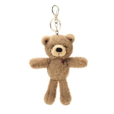 China Cute Plush Doll Product Little Doze Teddy Bear Plush Key Chain For Crane Machine Plush Doll Stuffed Bear Animal Toy for sale