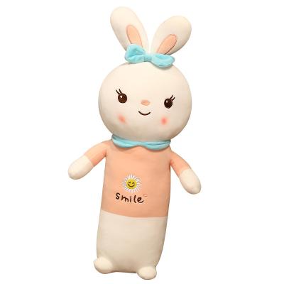 China Stuffed Animal Doll Product Rabbit Plush Toy Cushion Kawaii Bunny Baby Pillow Bed Room Decor Children Soft Doll Personality Branded Pillows for sale