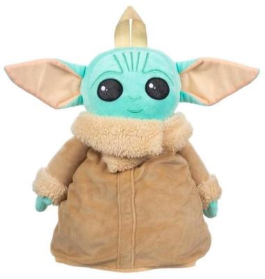 China Custom super soft hot selling plush doll product Amazon baby yoda plush toys baby yoda backpack for kids for sale