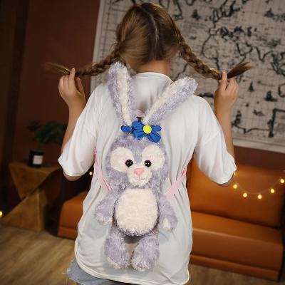 China Cute Plush Doll Product Kawaii Star Delu Plush Parrot Star Delu Plush Bag Rabbit Backpack For Lovely Kids Schoolbag for sale