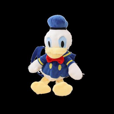 China Cartoon Donald Duck Plush Backpack Cute Daisy Plush Doll Product Fashion Cartoon Rides Plush Stuffed Dolls For Girls Bags Soft Gift Duck Handbag for sale