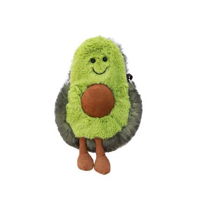 China Sound Doll by Plush Doll Product Toys Avocado Pineapple Plush Handbag Shoulder Bag Coin Purse Plush Single Avocado Pineapple Bags for sale