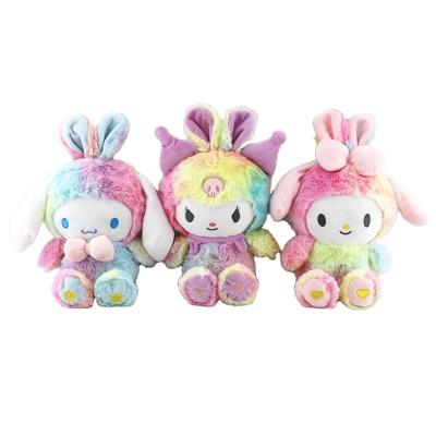 China Cute Plush Doll Product Cartoon Kuromi Handbags Sanrio Toy Melody Kuromi Plush Kawaii Plush Bags Kitty Cat Soft Handbags for sale