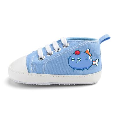 China Fashion trend axie infinity high quality canvas shoes for indoor women kids axie infinity cute toddler shoes for baby for sale