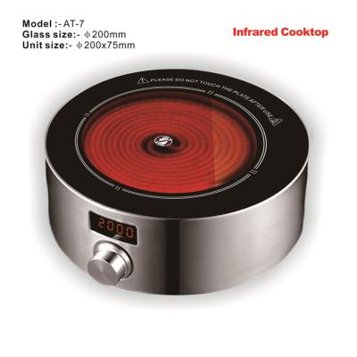 China Hotel Household Digital Burner Multifunctional Induction Cooker Around Mini Infrared Cooker With Knob for sale