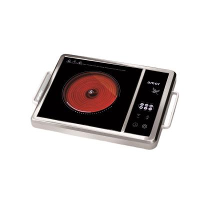 China Safety Feature Hot Selling Portable Modern Designed Skin Touch Buttons Cooker Hotpot Infrared Induction Cooker for sale