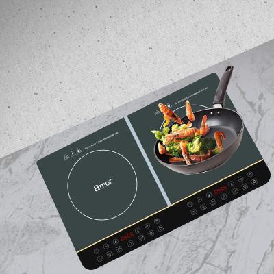 China Hotel 2021 100% Copper Coil 14*27 Double Touch Induction Cooker 220V-240V Induction Cooker for sale