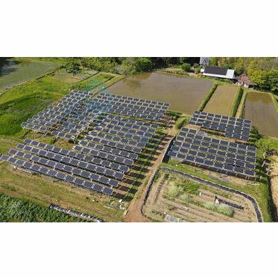 China 10Mw PV Agricultural Solar Panel Mount Frameless Frameless Or Framed Structure System Bracket Ground Frame For Farms for sale