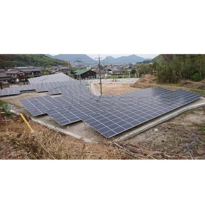 China Easy Install Aluminum Alloy Solar Panel Ground Mount Frames Solar Photovoltaic Ground Mounting System for sale