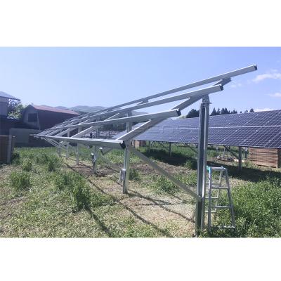 China Easy Install High Strength Solar Panel Pile Mount Bracket Solar System Ground Support Structure Ground Solar Mounting System for sale