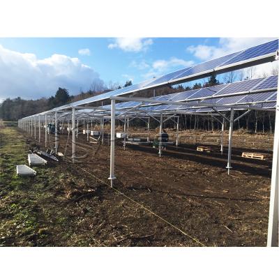 China Frameless Or Frame 1 MW Farm Solar Farming System Solar PV Rack System Solar Power Farm for sale