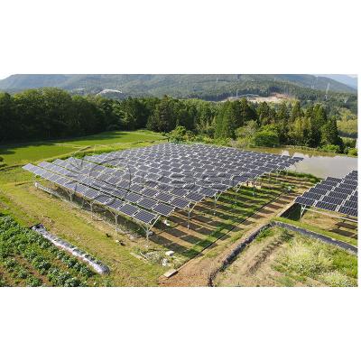 China Farm Mount Solar Farm Mounting System Kit Frameless or Framed Solar Farming Solution for Agriculture for sale