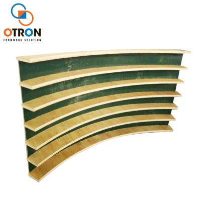 China Easily Assembled Custom Wood Formwork Panels Plywood Wall Consttuction Curve Formwork for sale