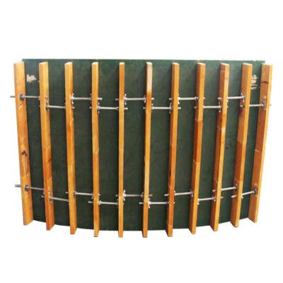 China Bridge Pier Circular Concrete Beam Formwork Good Quality Plywood Curve Adjustable Curved Formwork Easily Assembled for sale