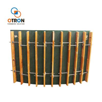 China Easily Assembled Adjustable Pillar Universal Vertical Formwork Precast Curved Wall Panels for sale