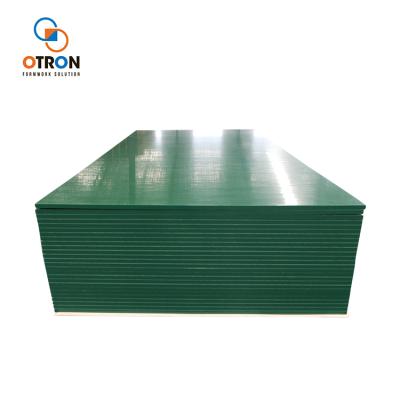 China Wholesale easily assembled cheap price pp plywood green plastic sheet for construction for sale