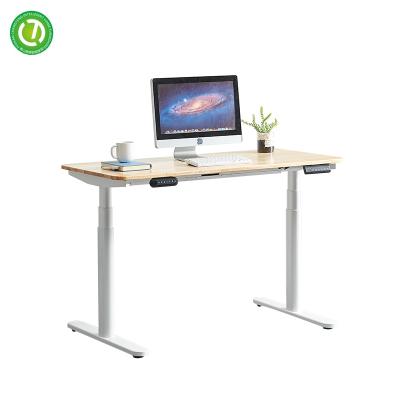 China OEM ODM Adjustable Support Furniture Smart Height Adjustable (Height) Standing Desk With 3 Steps for sale