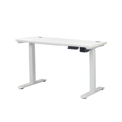 China Two Leg Electric Simple Two-stage Height Motor Adjustable (Height) Standing Desk With Load Anti-collision Rebound for sale