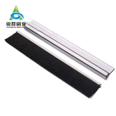 China Cleaning. Fire Retardant Industrial Type Door Brush Nylon Brush For Sliding Doors for sale