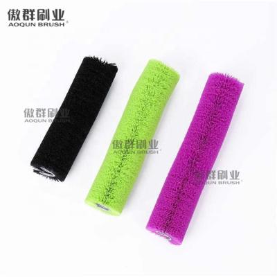 China Hoermann Premium Industrial Brushes Spiral Brush Nylon Machine Roller Damping Cleaning Brush for sale