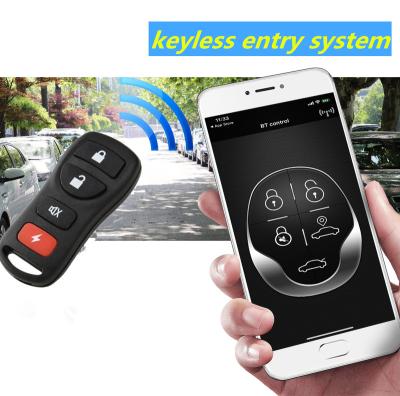 China Automatic Central Keyless Door Lock Entry System Controls By Keyless Phone BT Control for sale