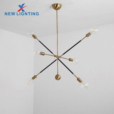 China Minimalist+Modern New Arrival Design Gold Linear Chandeliers And Modern Pendant Light For Interior Decoration for sale