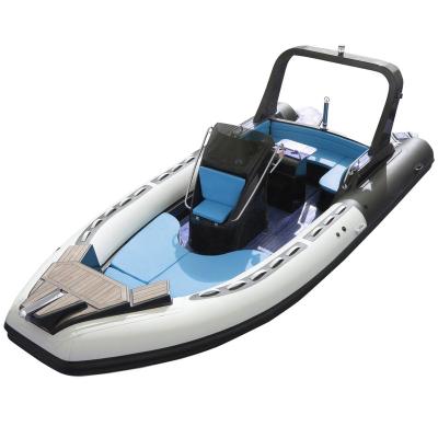 China Customizable 2022 7.6m New PE Rib Boats Hypalon For Sale for sale