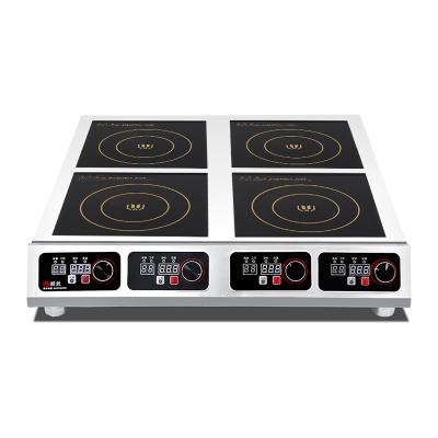 China Fried 5 Years Manufacturer Direct CE Warranty 2200W Savings In China Commercial 4 Burner Induction Cooker Manufacturer for sale