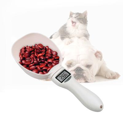 China With Tray Pet Food Electronic Smart Scale Tool Digital Spoon Measuring Grams With LCD Display For Dogs And Cat Food for sale