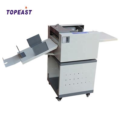 China food & Beverage factory automatic digital book cover creasing machine NC350A with base cabinet for sale