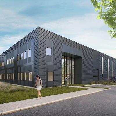 China Pre-engineered Light Weight Metal Warehouse Building in 's Industrial Design Style for sale