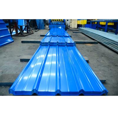 China DX51D DX52D 0.5mm Thickness Color Coated GI Steel Roof Sheet for Warehouse Roofing for sale