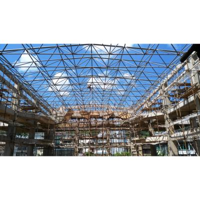 China Petrol Warehouse Space Frame Gas Roofing for Modern Style Steel Structure Fuel Station for sale