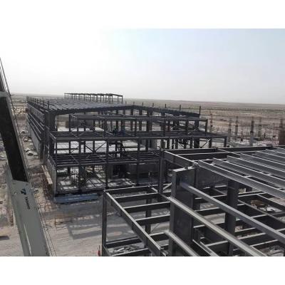 China Long Span Roof Portal Steel Warehouse Structure with Skylight and Industrial Design for sale