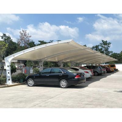 China Modern Q235 Steel Canopy with Waterproof Tensile Membrane Easy to Maintain and Clean for sale