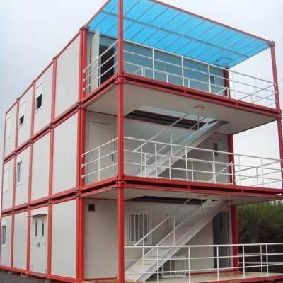 China Sandwich Panel Material Used Prefab Steel Frame Container House for Bathroom Purposes for sale