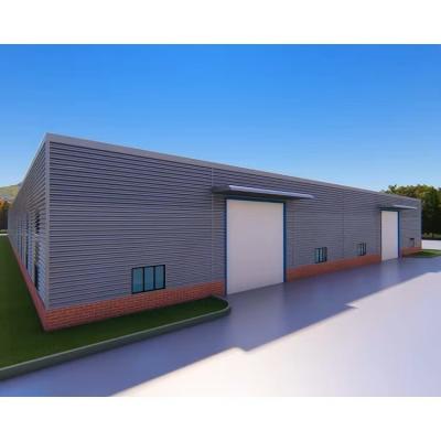 China Prefabricated Steel Structures Industrial Warehouse Building for Workshop or House for sale