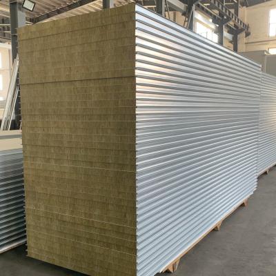 China 50 mm MgO Magnesiumoxid Board Eps Sandwich Panel für moderne Lagerwände Langlebig zu verkaufen