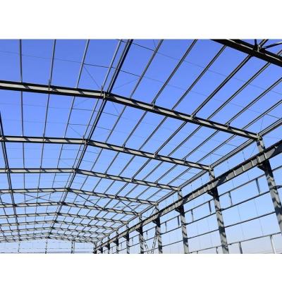 China Galvanized Metal Warehouse Space Frame for Industrial-Style Steel Structure Workshop for sale