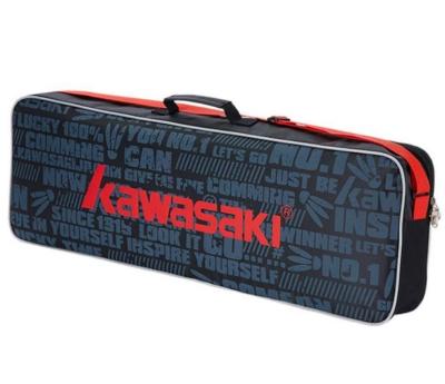 China Portable Cloth Kawasaki Badminton Bags Single Shoulder Tennis Women And Men Sports (For 3 Rackets) Bag for sale