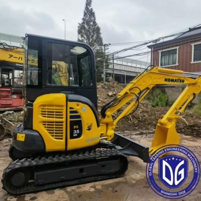 China User Friendly PC35 Used Crawler Excavator Ninety-Five New Mini Komatsu Excavator 3.5t for sale