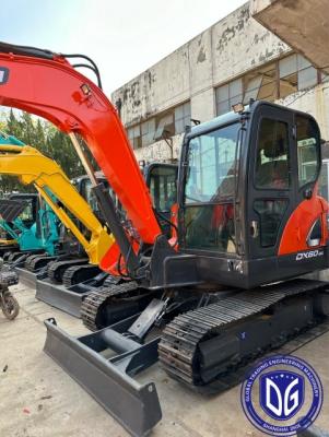 China Venta de mini excavadora Usada Doosan DX60 6Ton pequeña excavadora para la venta en venta