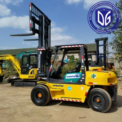 China 7t FD70 Gebruikte Komatsu vorklift Krachtige Gebruikte vorklift Hydraulisch Te koop