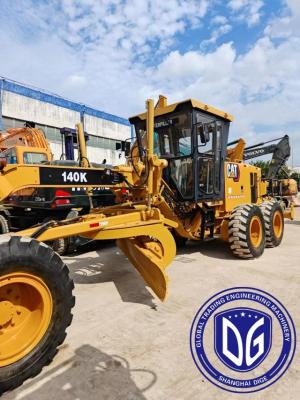 China 140k Caterpillar Gebruikte Grader Krachtige Hydraulische Machine Te koop