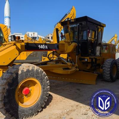 China Origin Japan CAT140H Used Caterpillar Grader CAT140H Wheel Grader Secondhand Caterpillar Grader CAT 140H for sale