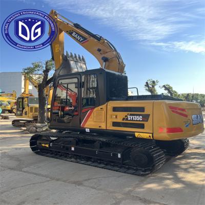 China Sy135 13.5 Ton Used SANY Excavator With Enhanced Cooling Capacity for sale