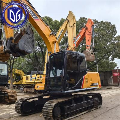 China Sy155C Sany excavadora de segunda mano de 15,5 toneladas con sensores de medida de precisión en venta