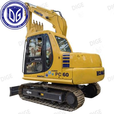 China Oorsprong Japan PC60 Gebruikte Komatsu Graafmachine PC60 Graafmachine Tweedehands Komatsu Graafmachine PC60 Te koop